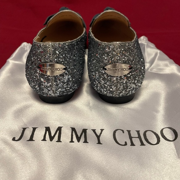 Jimmy Choo Gabie glitter flats - Picture 5 of 7
